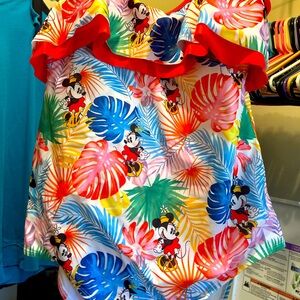 Disney Womans Swimwear - Colorful Mickey Mouse Swimsuit